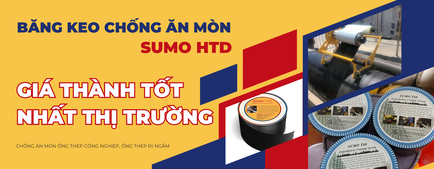 Băng keo chống ăn mòn ống thép sumo giá thành tốt nhất thị trường
